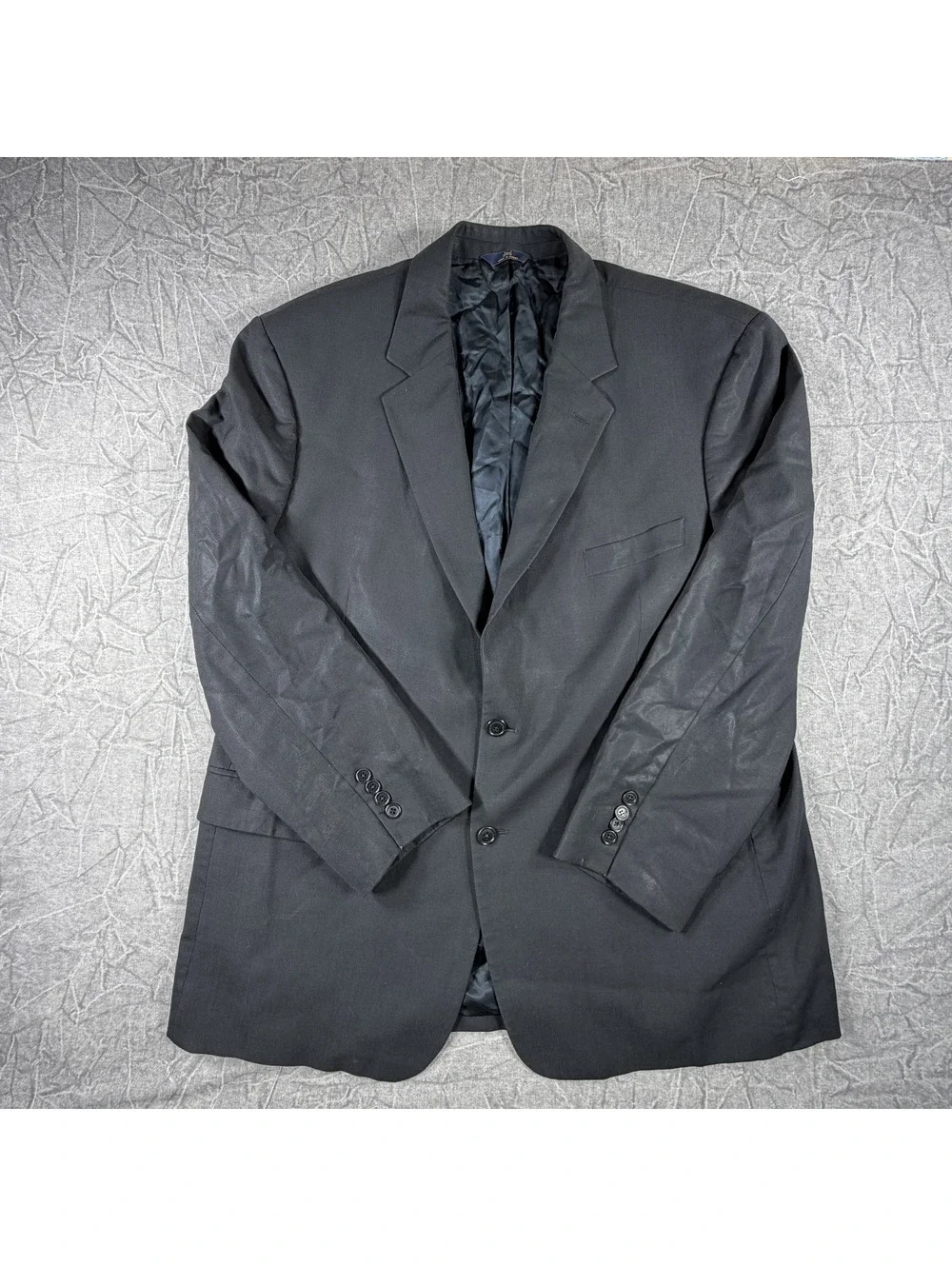 Brooks Brothers 346 Stretch 97% Wool Men's 48R Black Blazer